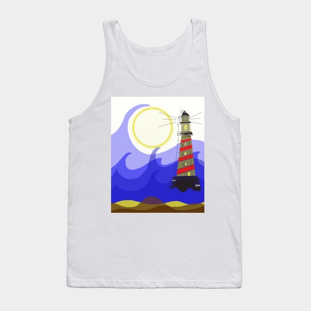 Faro Tank Top by GalartCreations